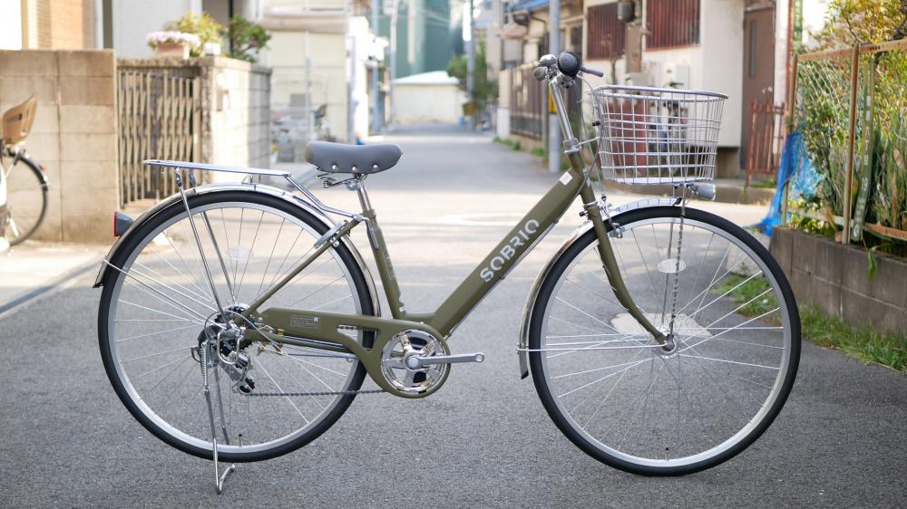 一般自転車】ソブリオ 27インチ (マットカーキ) (オートライト・外装6