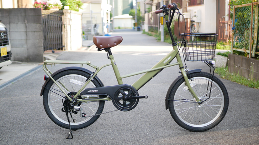 一般自転車】ミッドタウン 20インチ Cオリーブ | Welby(ウェルビー