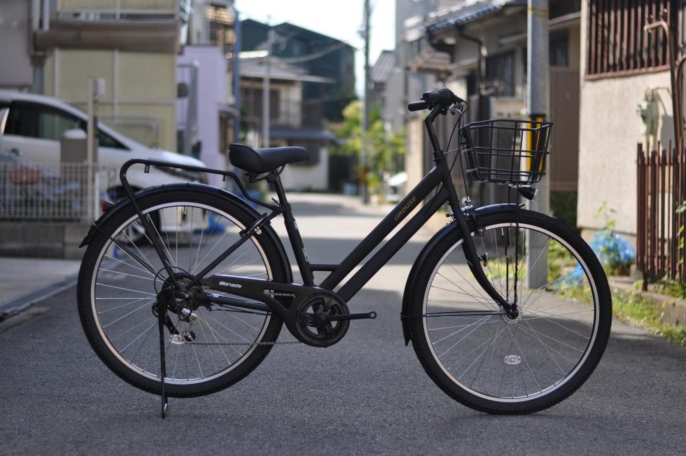 一般自転車】NEW グラウス275 6段変速 (マットブラック) 27.5インチ