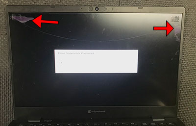 dynabook G83/HSの液晶修理 ひび、亀裂によるパネル交換 | 液晶修理