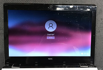 NEC NS700/Aの液晶交換修理 上側が暗い | 液晶修理センター