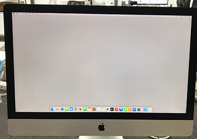 iMac 27インチ A2115(2020)の液晶交換修理 水没による表示不良 | 液晶
