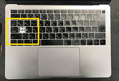 MacBook Air (A1932、2018年) キーボードのキー外れと破損を部品交換で