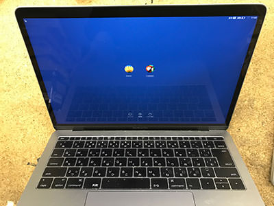 MacBook Proの画面が真っ暗で映らない原因・対処法と修理実績