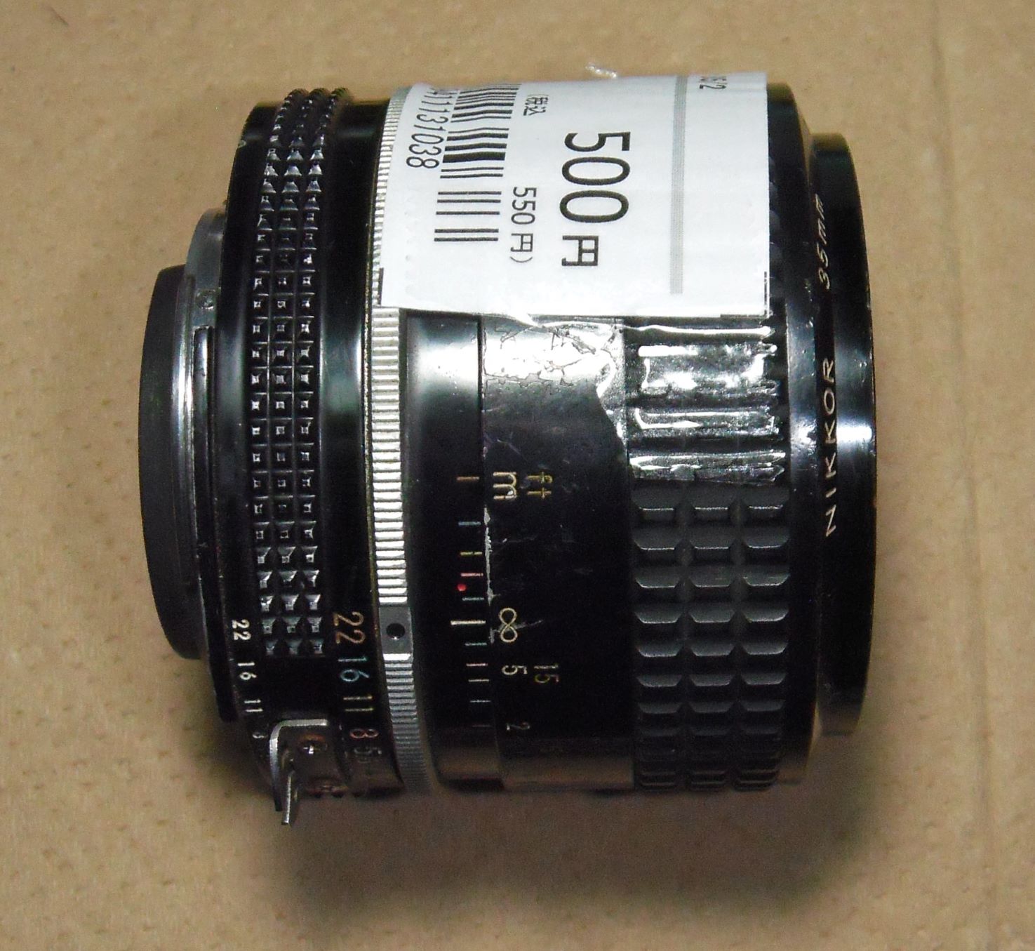 Nikon AI NIKKOR 35mm F2 ジャンクレンズ分解修理: ねこの空中散歩