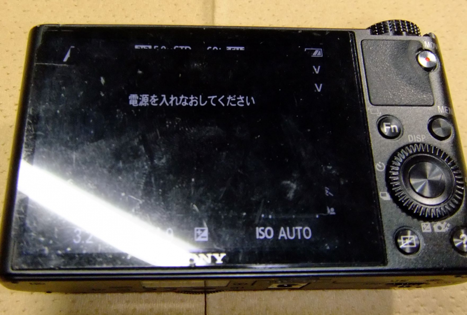 SONY Cyber-shot DSC-RX100 ジャンクカメラ分解修理 (使えるようにして