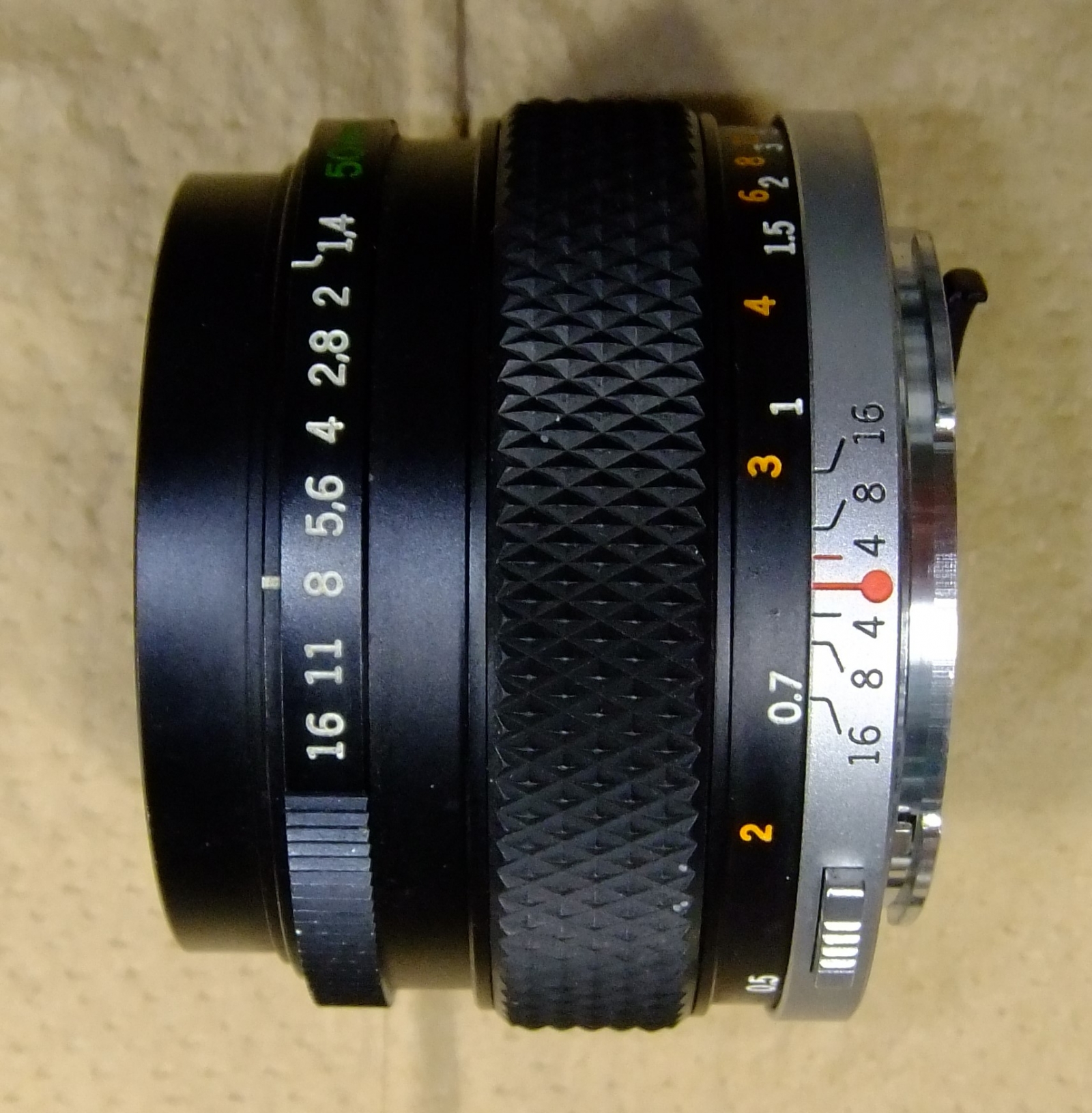 OLYMPUS OM-SYSTEM ZUIKO MC AUTO-S 50mm F1.4 ジャンクレンズ分解修理