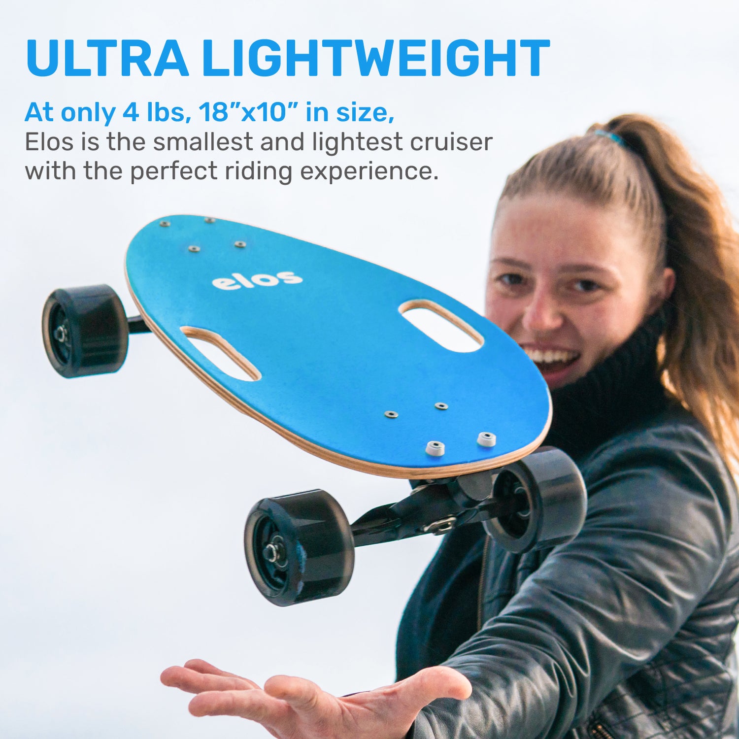 Complete Skateboard - Cruiser board - Elos Blue – Elos Skateboards