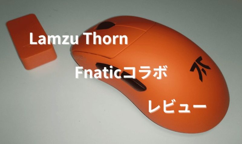 Fnatic x Lamzu Thorn 4K Special Editionの長期レビュー！使いやすい