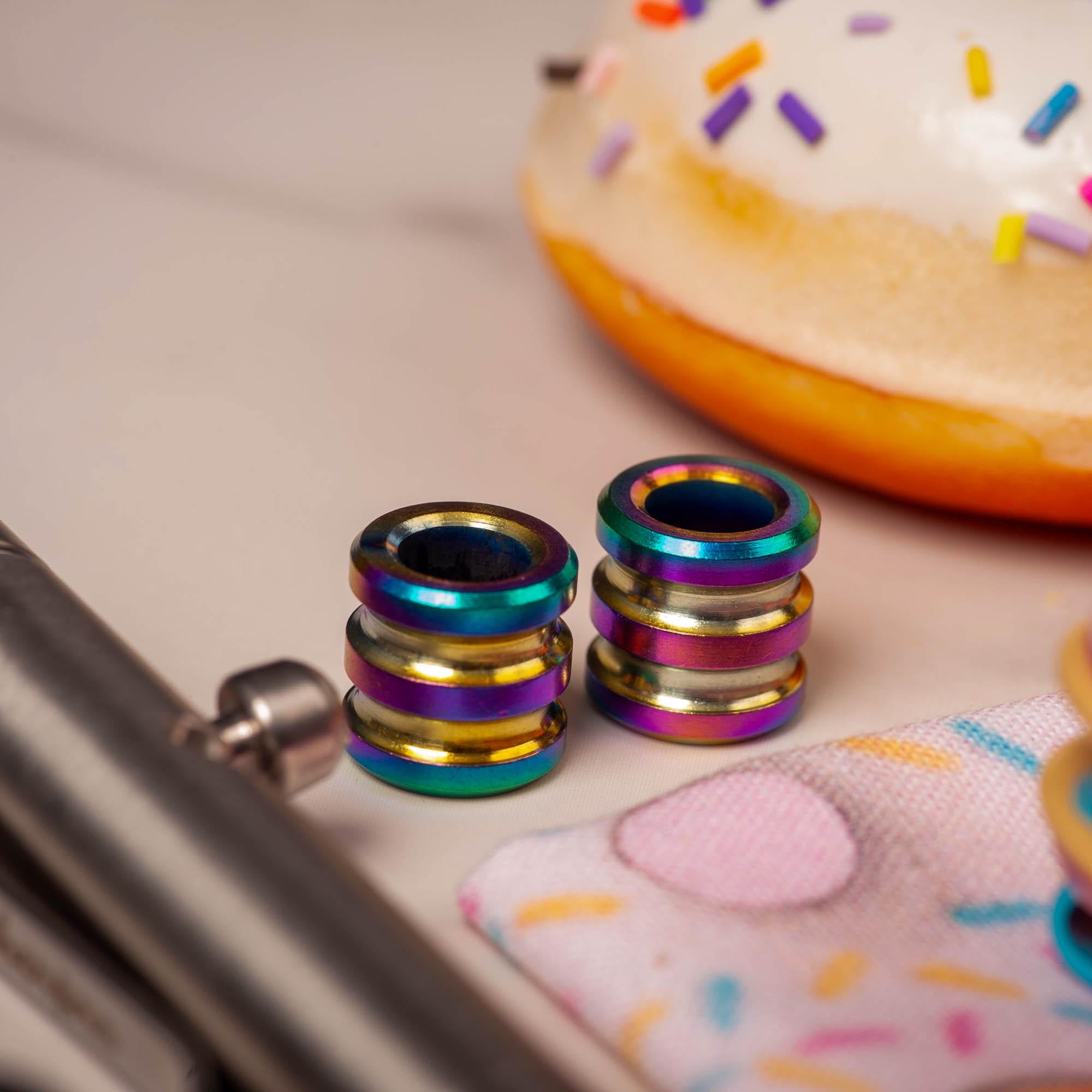 275 Paracord Dessert Warrior Knife Lanyard With Anodized Titanium