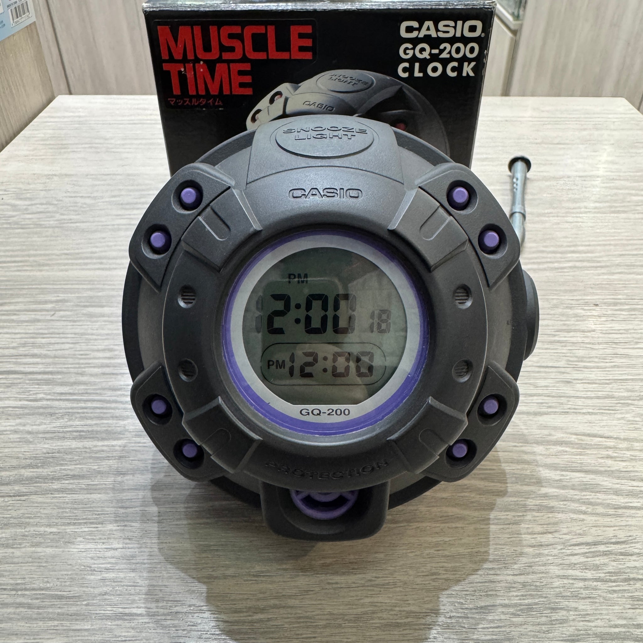 Casio G SHOCK 90s Muscle Alarm Clock 