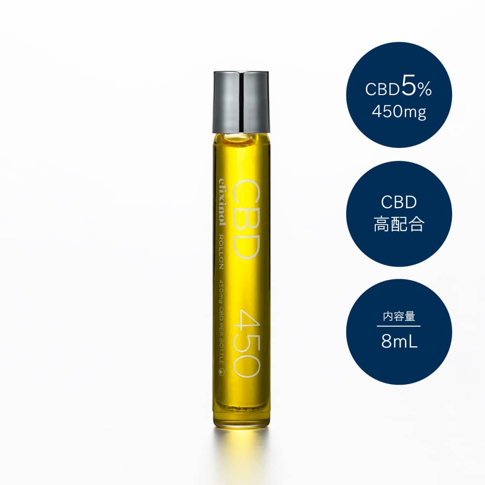 エリクシノール ロールオン 450 | CBDオイル｜エリクシノール – Elixinol –