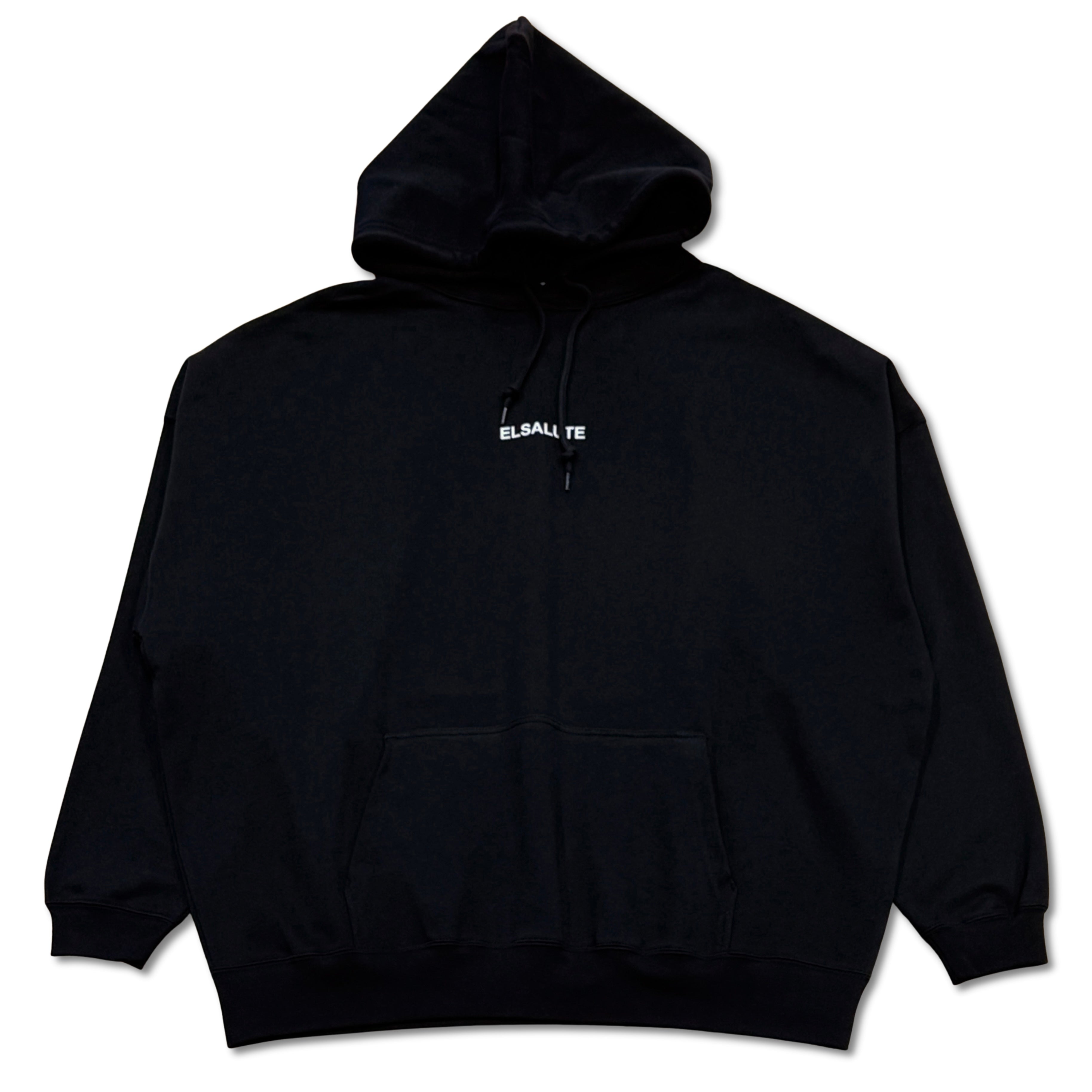 黒ちゃん様用 ELSALUTE HOODIEブラックパーカー LL エルサルーテ 黒