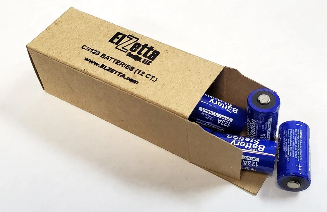 Batteries CR123A (12 ct.) » Elzetta Tactical Lighting