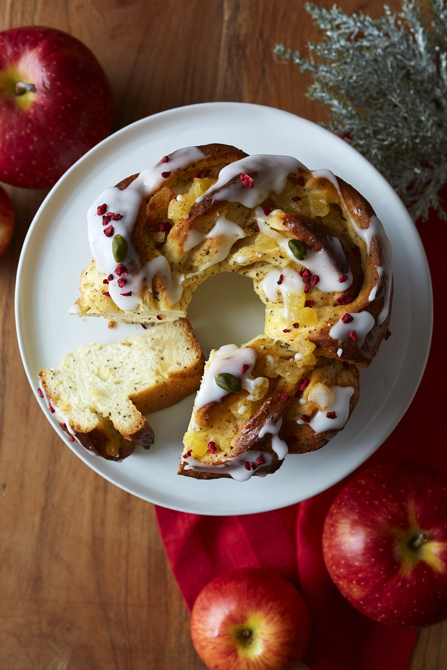 Afternoon Teaにクリスマス期間限定「林檎とベリーのアップルパイプ