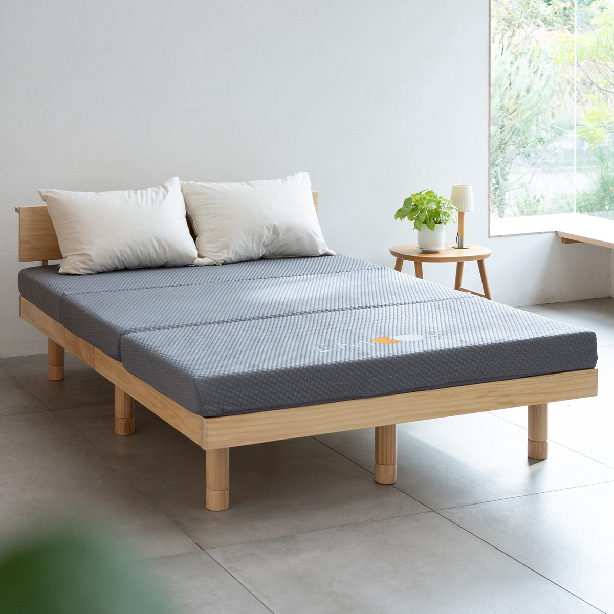 グランドマットレス 三つ折り 折りたたみ 極厚 12cm シングル