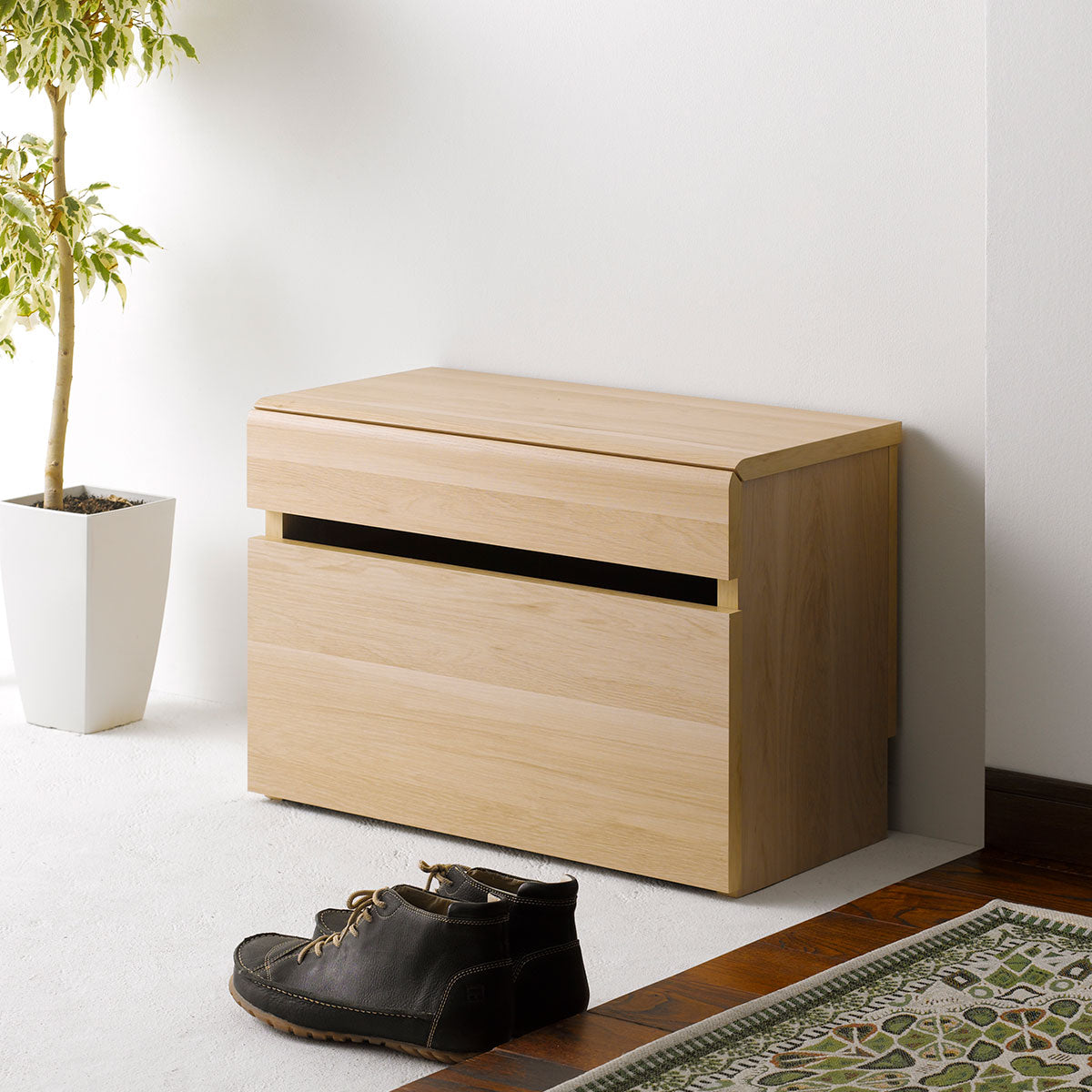 ベンチボックス 高さ41cm 玄関 リビング 収納 ストッカー 腰掛け