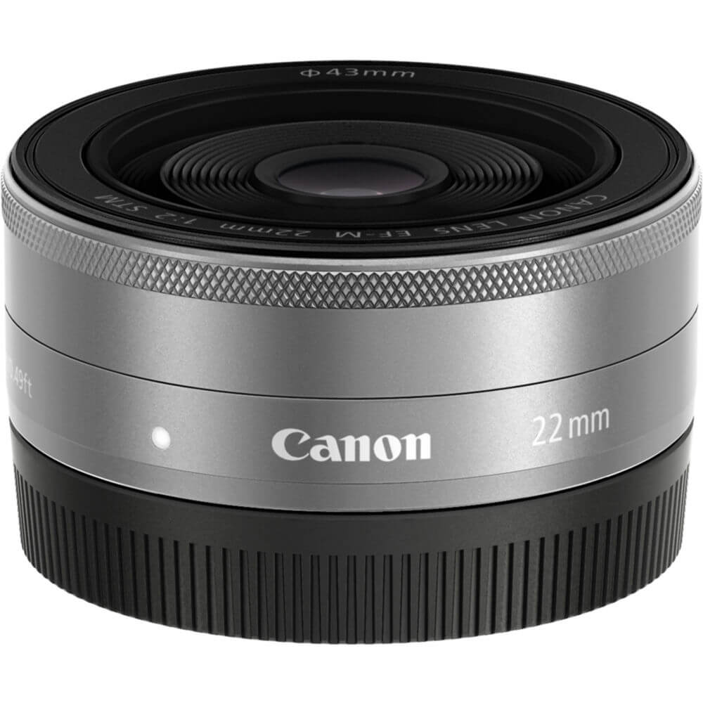 Canon EF-M 22mm f/2 STM (Prata) - eMania Foto e Video