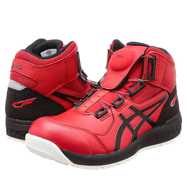 アシックス 安全靴 ウィンジョブ CP304 BOA クラシックレッド×ブラック