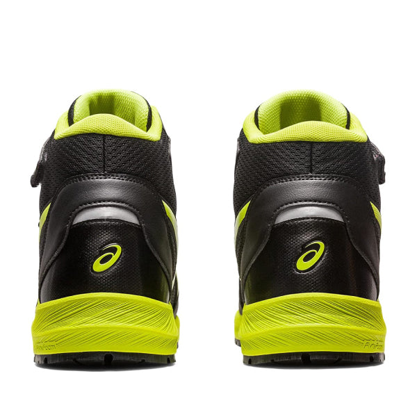 新作] アシックス 安全靴 ウィンジョブ CP216 ブラック×ネオンライム
