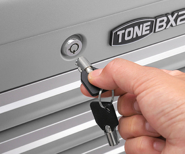 TONE 片開きツールケース（シルバー） bx230sv【エヒメマシン】