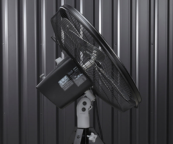 TRUSCO 全閉式工場扇 ルフトハーフェンスタンドタイプ 高耐久