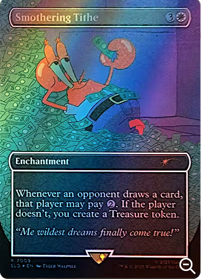 Smothering Tithe 息詰まる微税foil英語版 Foil】《息詰まる徴税