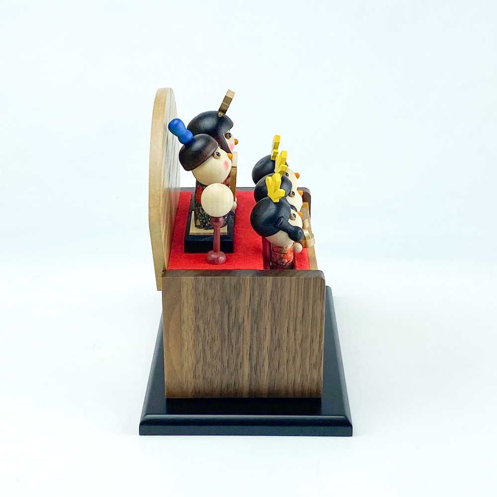 18弁 からくりオルゴール お雛様 二段飾り