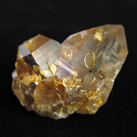 長野県川上村産 煙水晶 ツイン 原石 48.7g (ID:20674) | 榎本通商