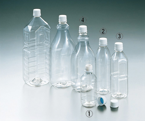 ペットボトル（フィンロックタイプ） 500mL 角水用 (261本入