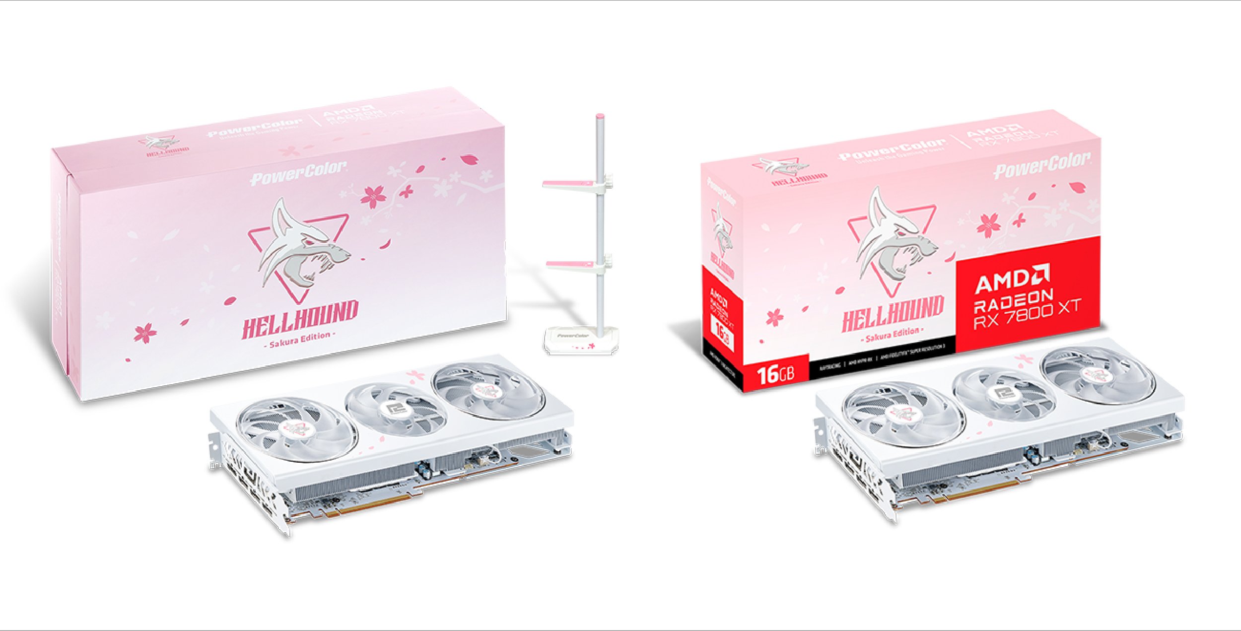 限定カラーはサクラピンク！】PowerColorからRadeon RX 7800 XT搭載