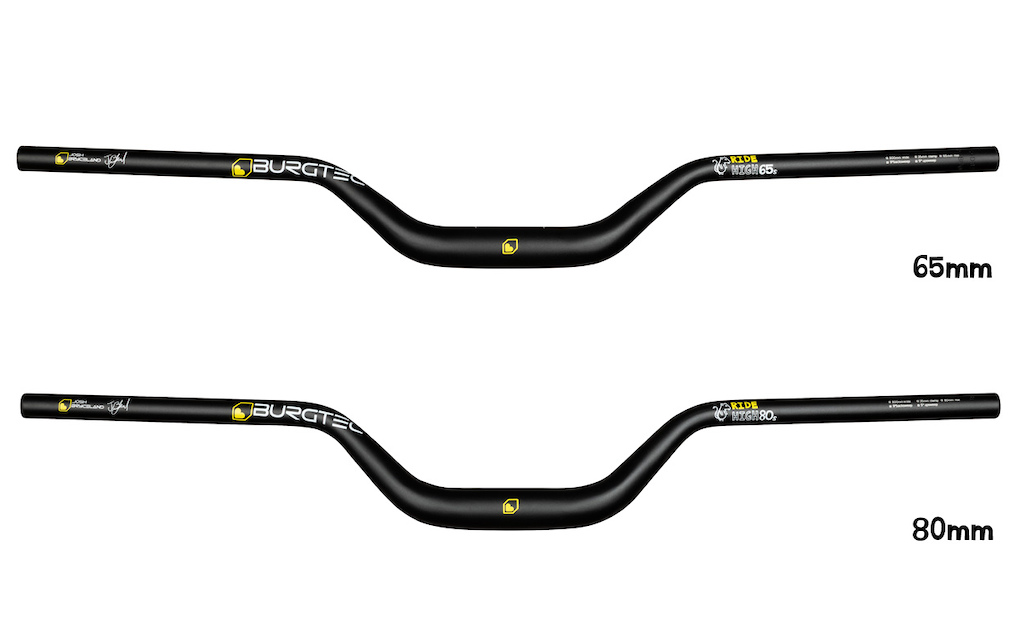 Josh Bryceland's Burgtec Bar Now Comes in 65mm & 80mm Rise - Pinkbike