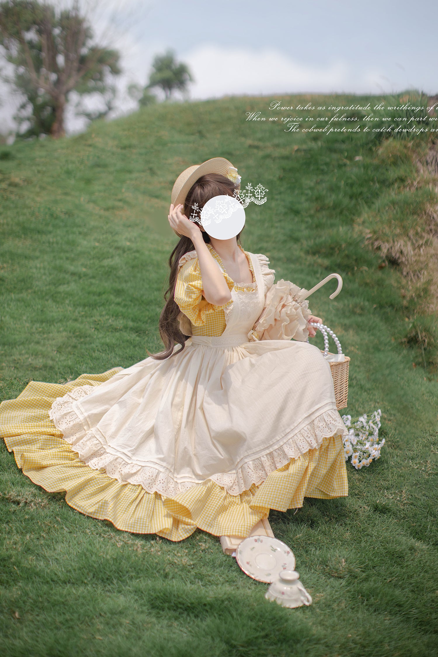 Belle エプロン付きワンピースセット【胡桃木JK】 – Epetice