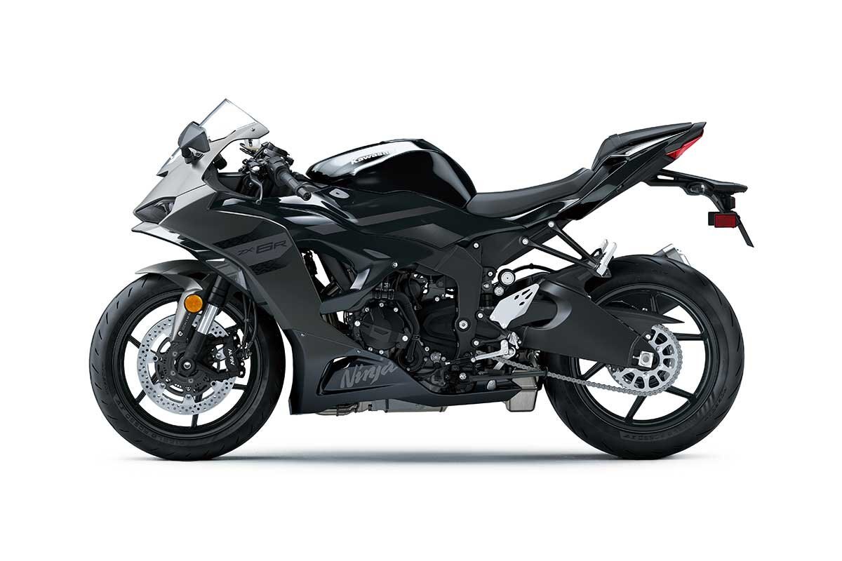 2026 Kawasaki NINJA ZX-6R Metallic Matte Graphenesteel Gray