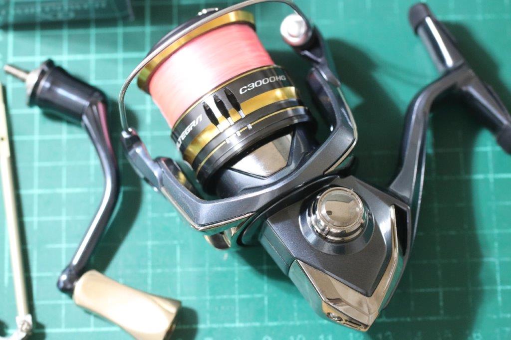 改造依頼 21アルテグラ C3000 2BB化＆21TPXDのスプールを乗せる