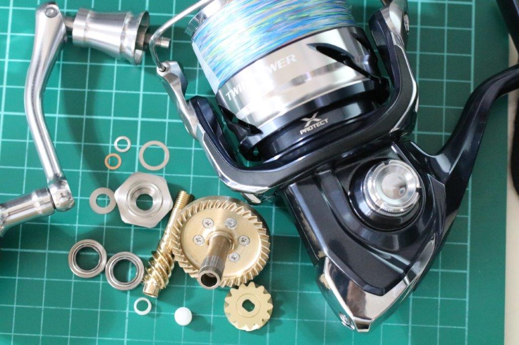 改造＆オーバーホール依頼 21ツインパワーSW 6000XG 2BB追加カスタム