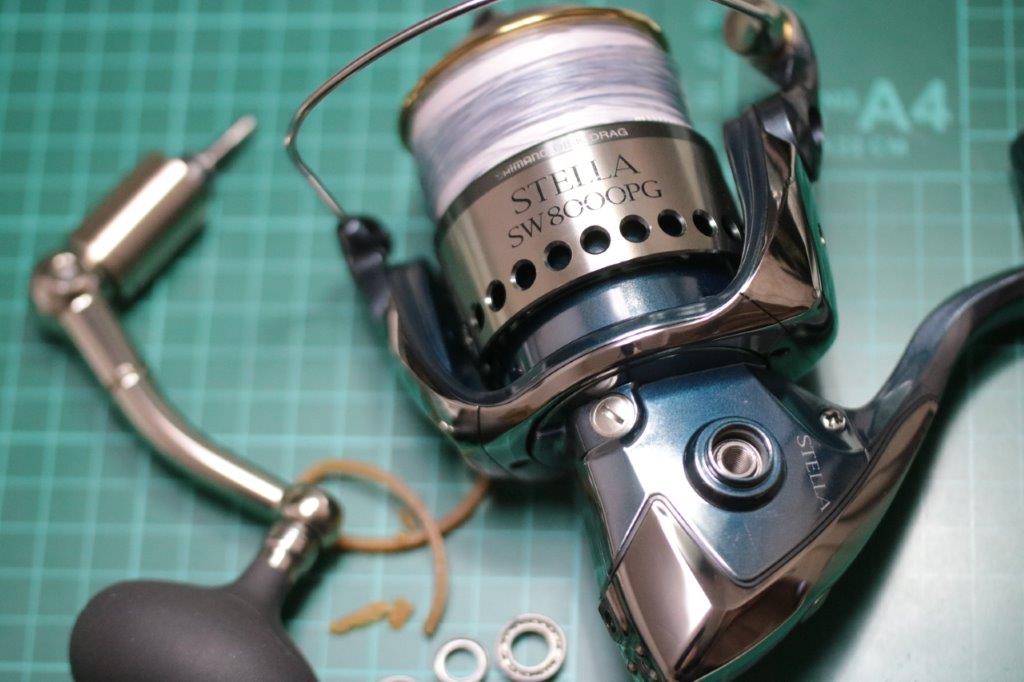 01ステラSW 8000PG オーバーホール | リールカスタム・ラボ ☆ erengeWorks