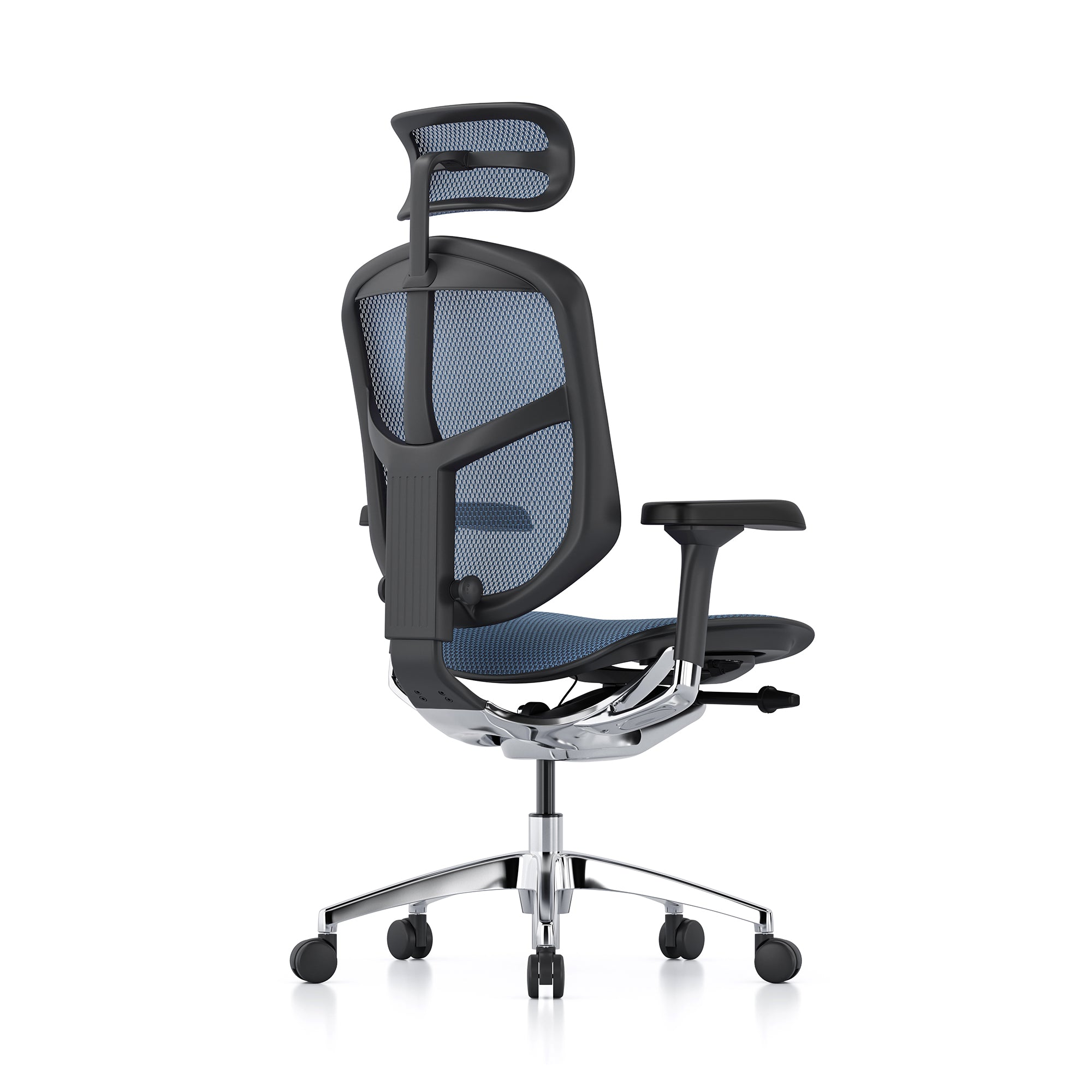Enjoy Elite office chair | Black frame & blue mesh | Ergohuman