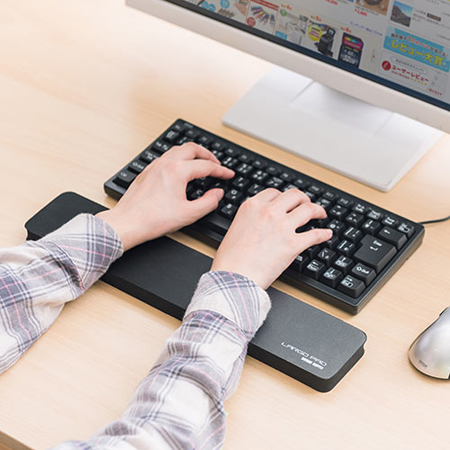 キーボード用リストレスト(テンキーレスキーボード用・疲労軽減