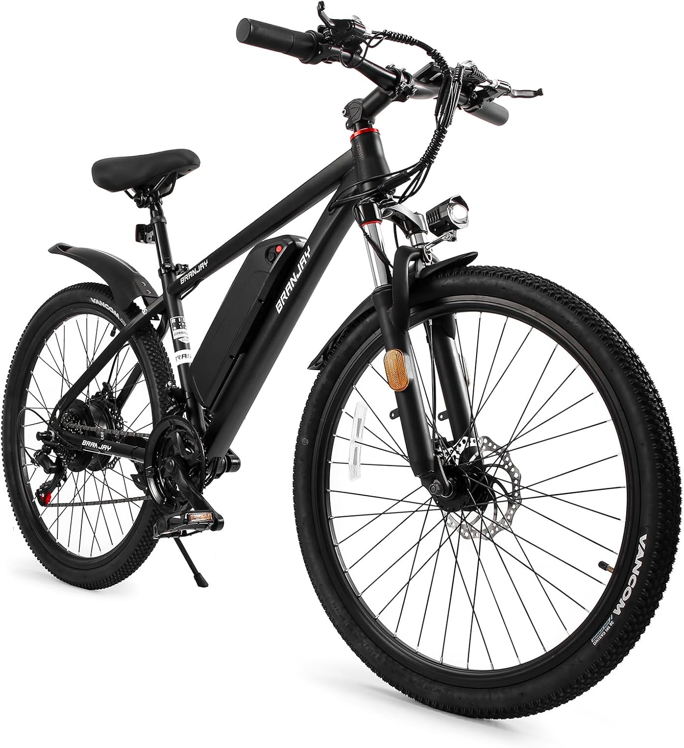 BRANJAY 電動アシス自転車26インチ21段変速10.4Ahバッテリー350W
