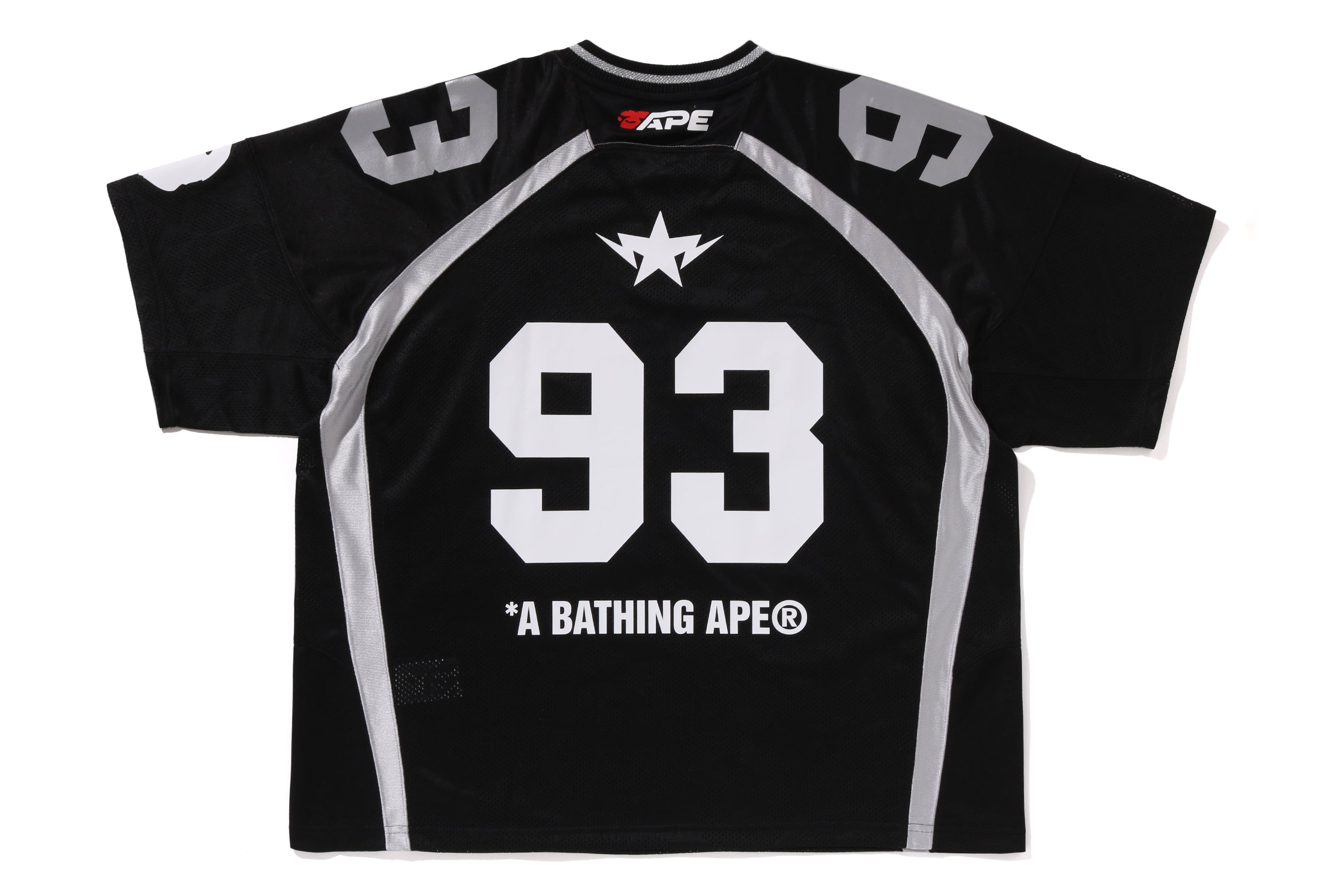 LINE CAMO JACQUARD RELAXED FIT FOOTBALL JERSEY – eu.bape.com