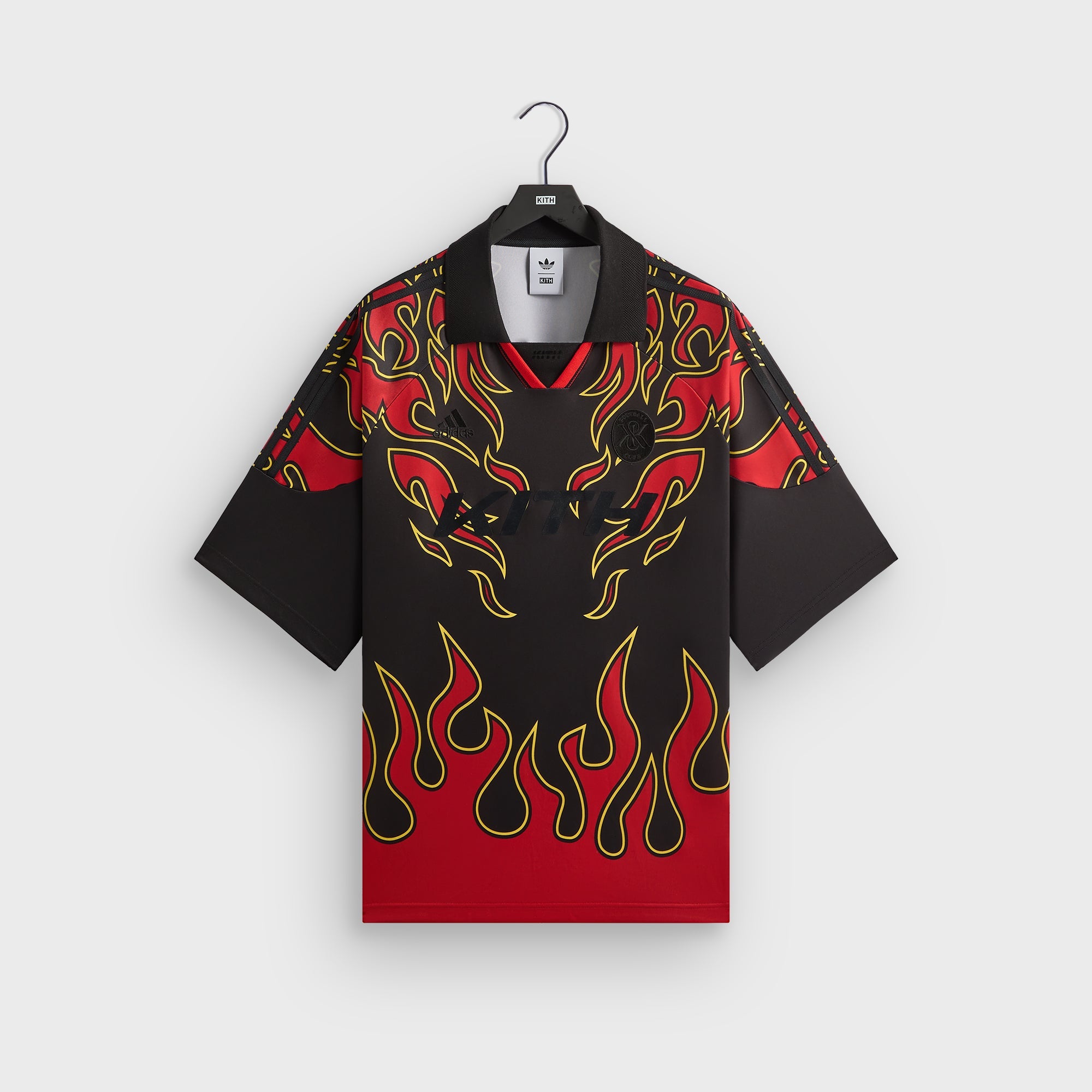 Kith for adidas Football Flame Soccer Jersey - Black – Kith Europe