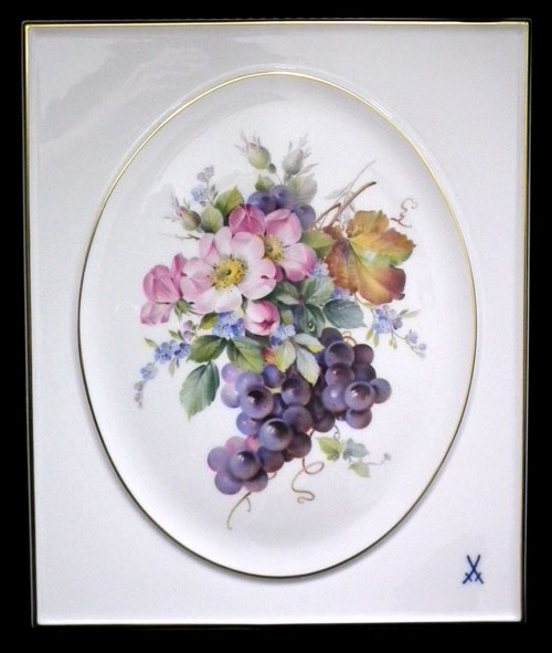 ユーロクラシクス｜マイセン プラーク 陶板画 フラワー フルーツ 四季 風景