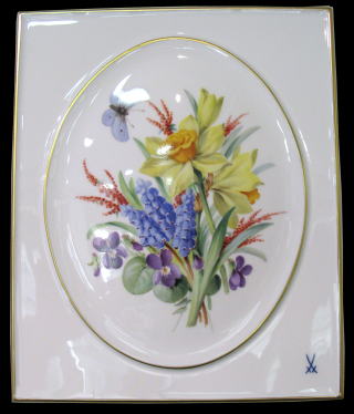 ユーロクラシクス｜マイセン プラーク 陶板画 フラワー フルーツ 四季 風景