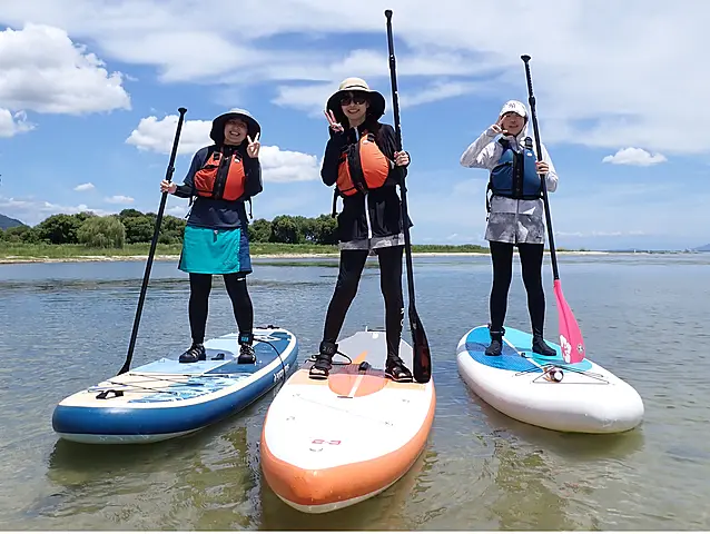 SUP（スタンドアップパドルボード）体験会Halfday大津柳が崎湖畔公園