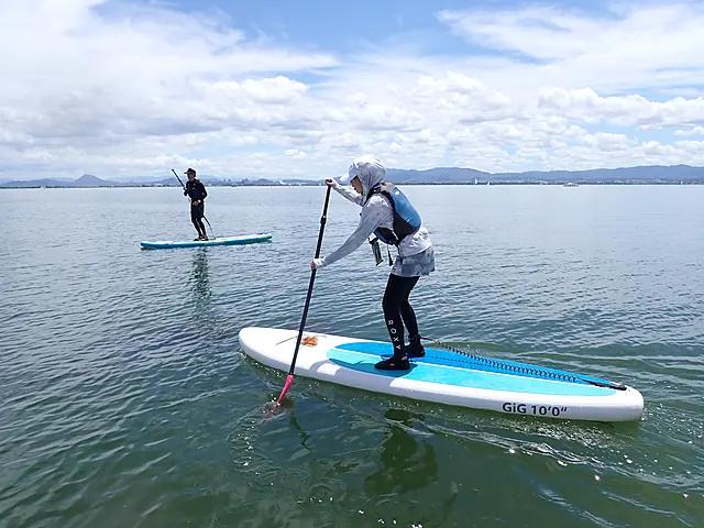 SUP（スタンドアップパドルボード）体験会Halfday大津柳が崎湖畔公園