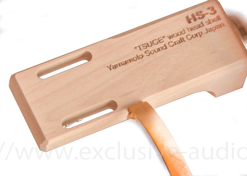 山本音響工芸 HS-3｜ヘッドシェル ツゲ材 8.2g 軽量 高剛性 – ExAUDIO
