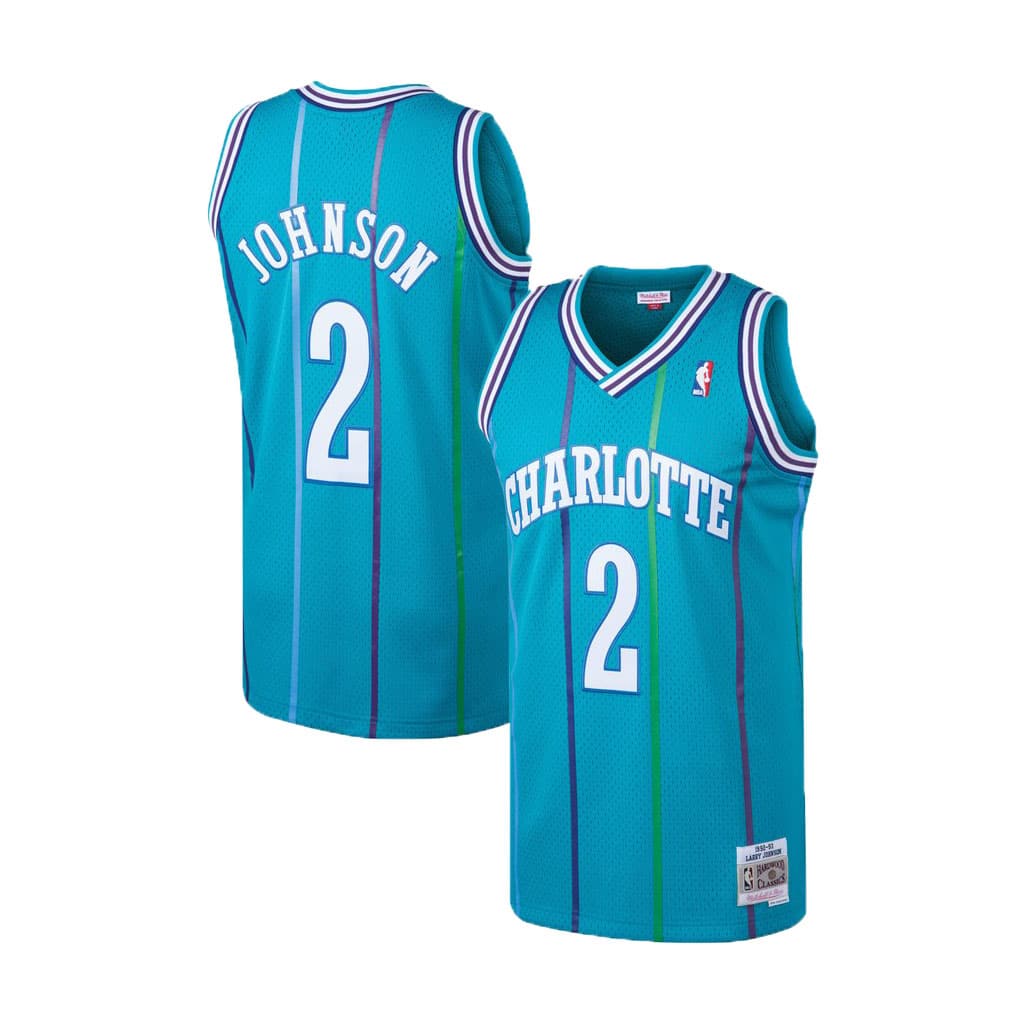 Charlotte Hornets Larry Johnson Mitchell & Ness – Exclusive