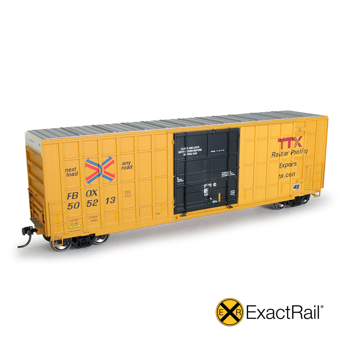 Boxcar TTX Trinity Forward Thinking FBOX HO | ExactRail