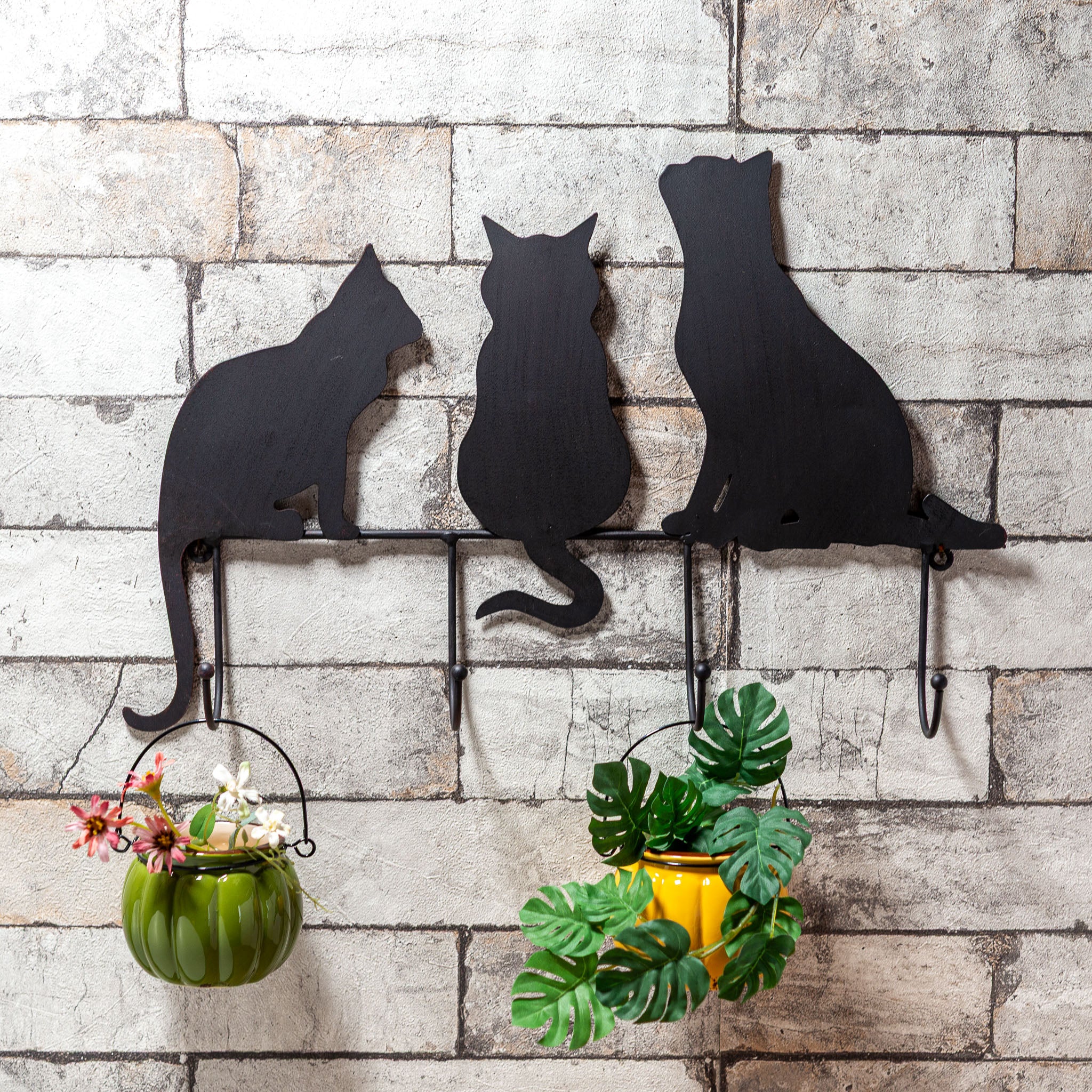 雑貨店仕入れ 猫のドアフック✖️3 ウォールフック✖️5 エイジング